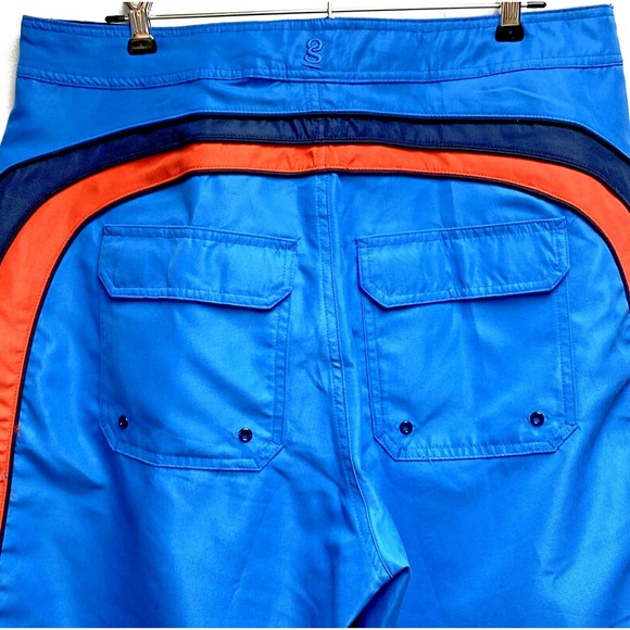 Gear for Sports mens shorts/Swim trunks suit Sz M Blue & Orange Swimming Pool - Picture 5 of 7